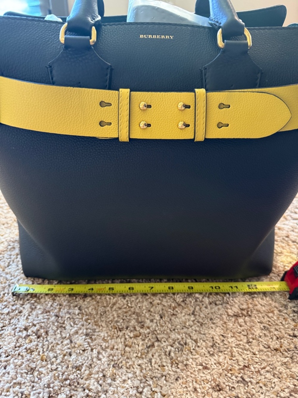Burberry Marais Black and Yellow Large Bag - Picture 11 of 14
